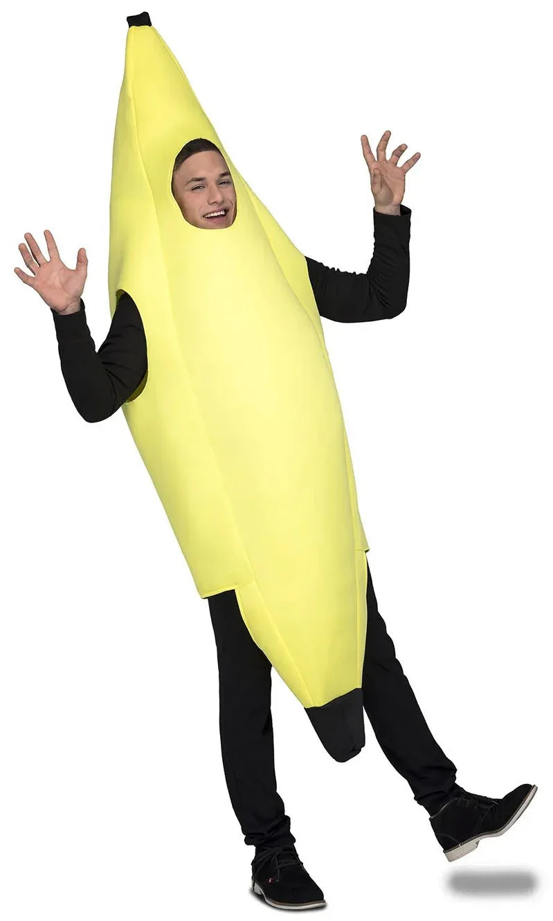 Disfraz de Plátano de Canarias para Adulto Fruta Viving